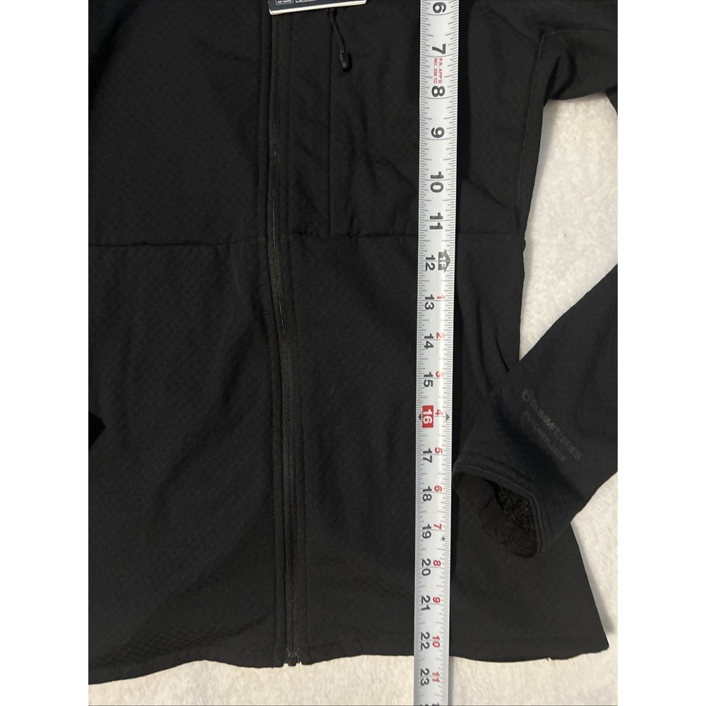 Womens The North Face XS Summit Future Fleece Black‎ Full Zip Hoody NWT Logo - Picture 3 of 9
